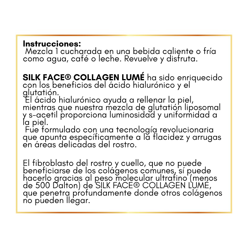 Colageno de Seda Lume®